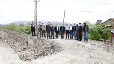 Başkan Güder, Orduzu’daki Alt Yapı Çalışmalarını İnceledi