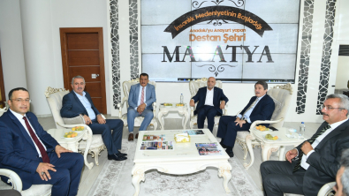 Hak-İş Genel Başkanı Mahmut Arslan’dan Başkan Gürkan’a Ziyaret