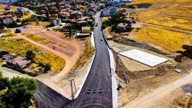 Hanımınçiftliği ve Melekbaba Mahallesi Bağlantı Yolu Asfaltlandı