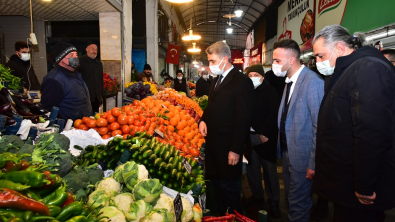 Vali Baruş,Vatandaş ve Esnafların Sorun, Talep ve Önerilerini Dinledi