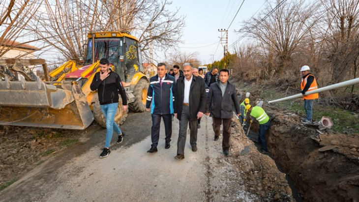 3 Mahallenin 30 Yıllık İçme Suyu Hattı Yenileniyor