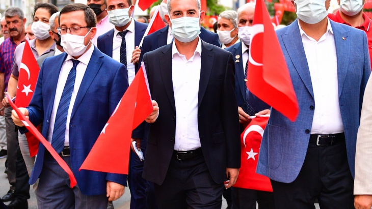 Başkan Çınar, 15 Temmuz Demokrasimizi, Birliğimizi ve Bağımsızlığımızı Ebedileştiren Bir Simgedir