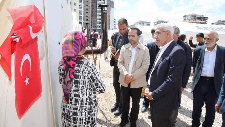 Başkan Güder’den Depremzede Vatandaşlara Bayram Ziyareti