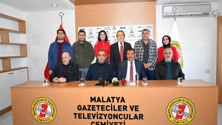 Başkan Gürkan’dan Malatya Gazeteciler Ve Televizyoncular Cemiyetine Ziyaret 