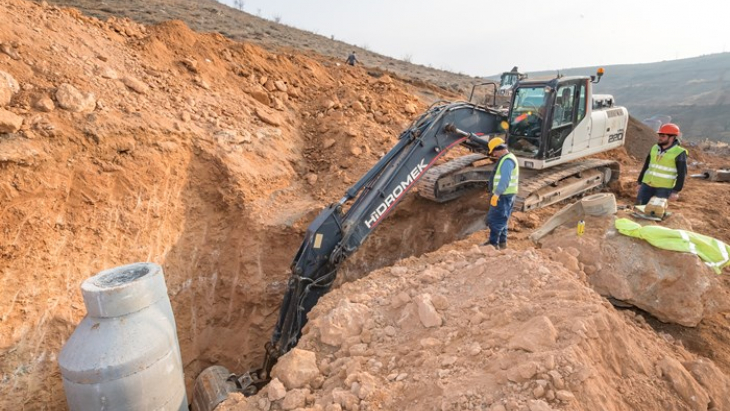 Batı Kollektörü Çalışmaları Devam Ediyor