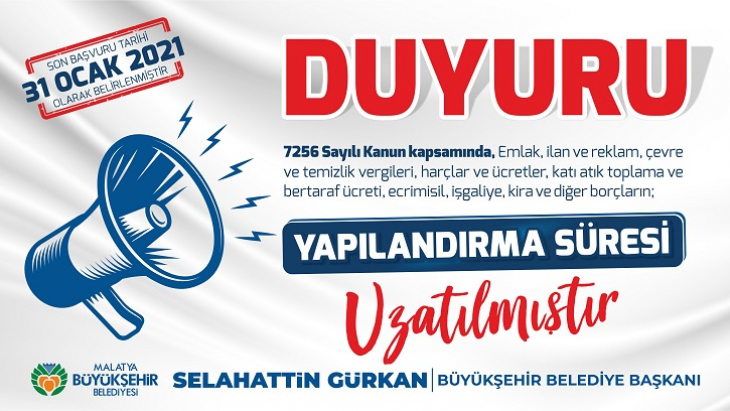 Borçların Yapılandırmasında Süre Bir Ay Uzatıldı