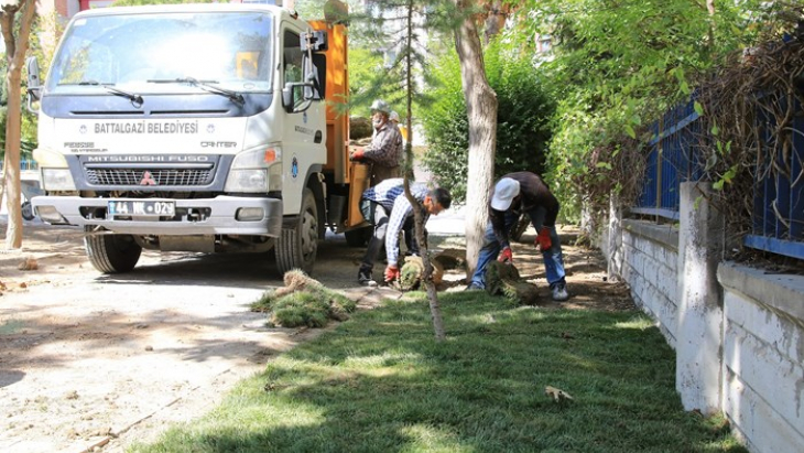 Daha Yeşil Bir Battalgazi’nin Çalışmaları Sürüyor