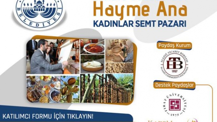 Hayme Ana Kadınlar Semt Pazarı İçin Başvurular Başladı