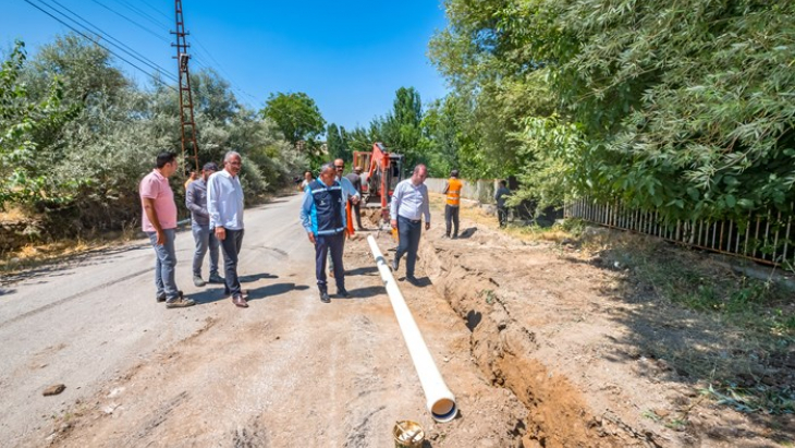 Maski, İçme Suyu Çalışmalarına Devam Ediyor