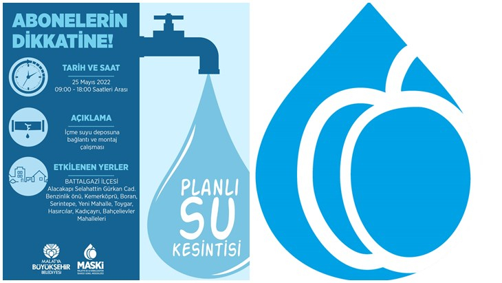 Maski’den Su Kesintisi Uyarısı!