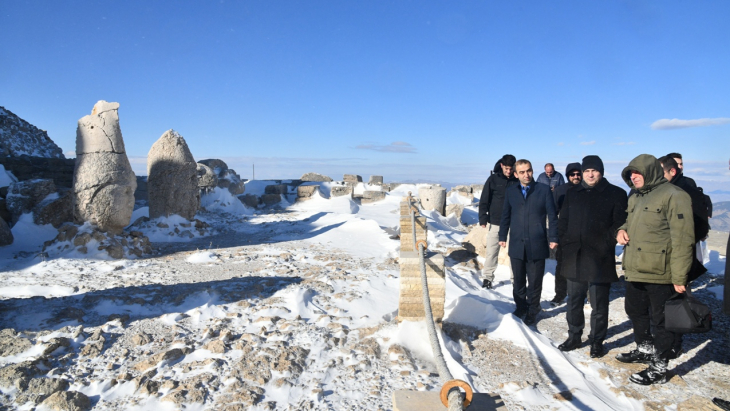 Vali Hulusi Şahin Nemrut Dağı Milli Parkında